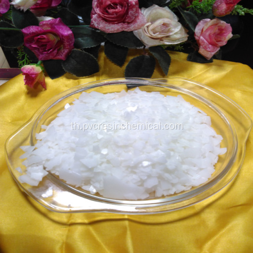 White Pe Wax Flakes สำหรับท่อพีวีซี